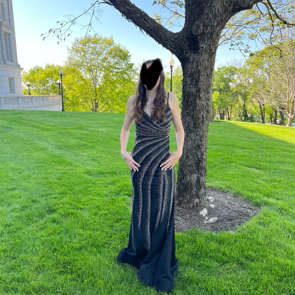 Elegant Black Evening Gown